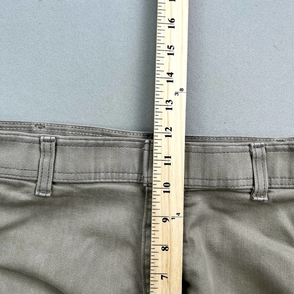 Levis Skosh Pants Mens 33 Tan Chino Khaki Straight Leg White Tab Made in USA 80s - Picture 13 of 14